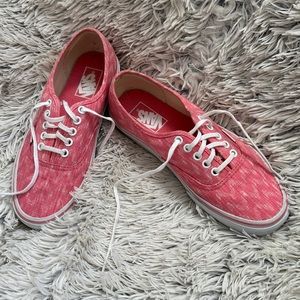 Vans Pink sneakers excellent condition Size 7